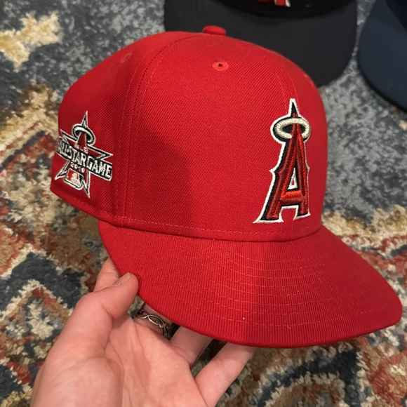 Angels Fitted Hats Size 7 - Picture 2 of 7